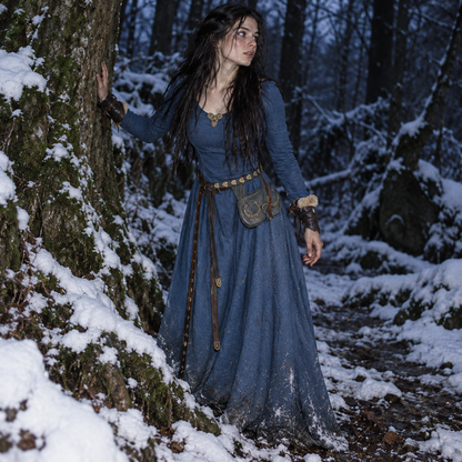 The Originals Tatia Replica Medieval Long Sleeve Maxi Dress