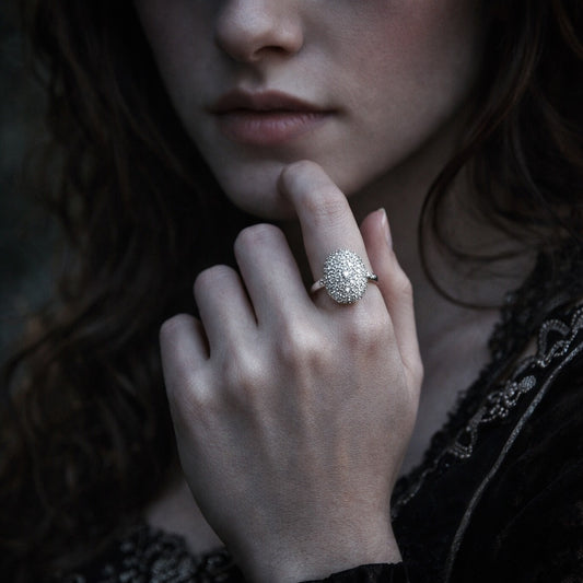 The Twilight Saga 925 Sterling Silver Bella Swan Engagement Ring with Jewelry Box