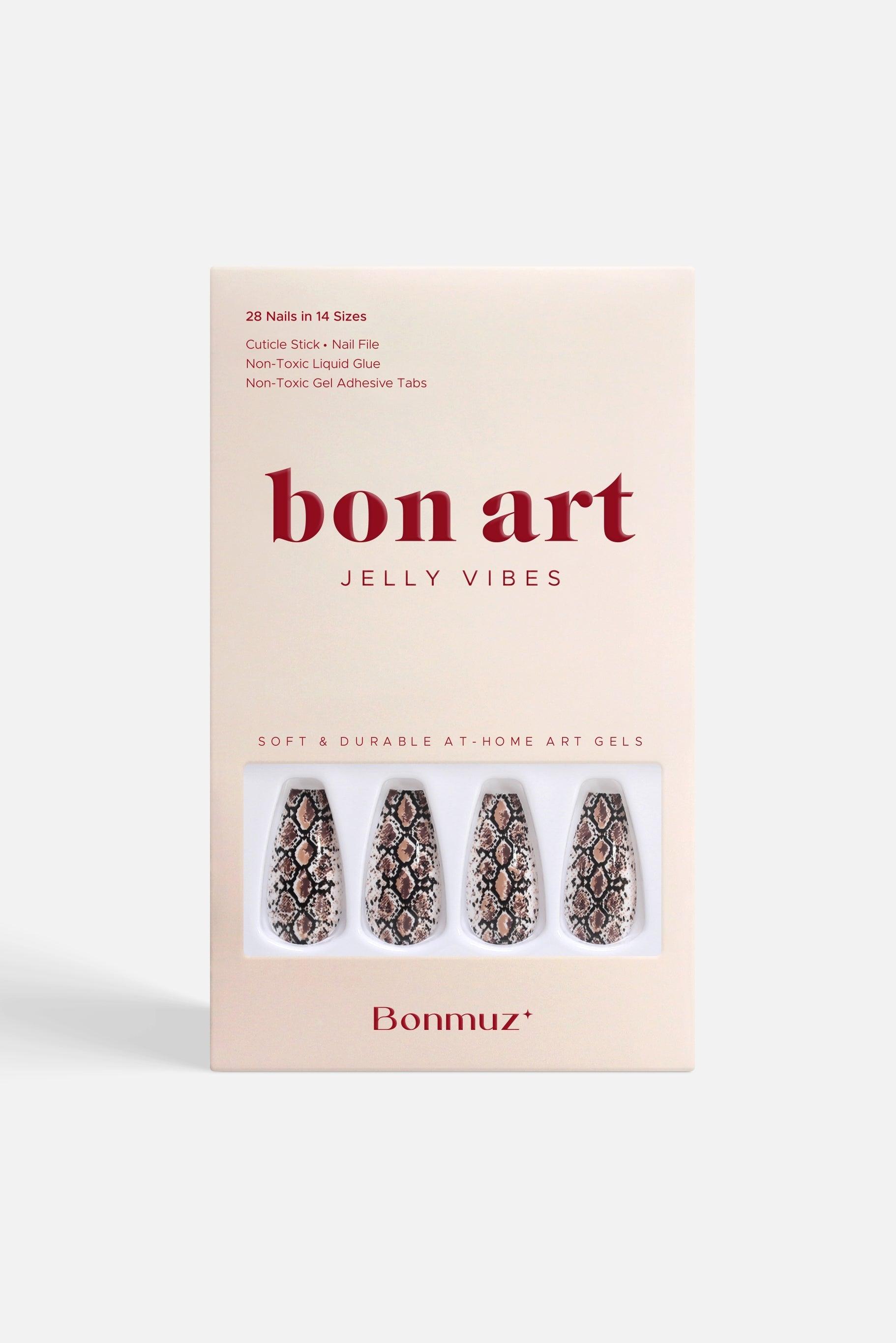 Urban Jungle - Gold Animal Print Soft & Durable Press-On Nails (28 Pack) - Lovez Aqua© - Urban Jungle 3.0