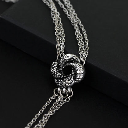 James Bond Casino Royale Vesper Lynd Silver Plated Algerian Loveknot Necklace - James Bond - 