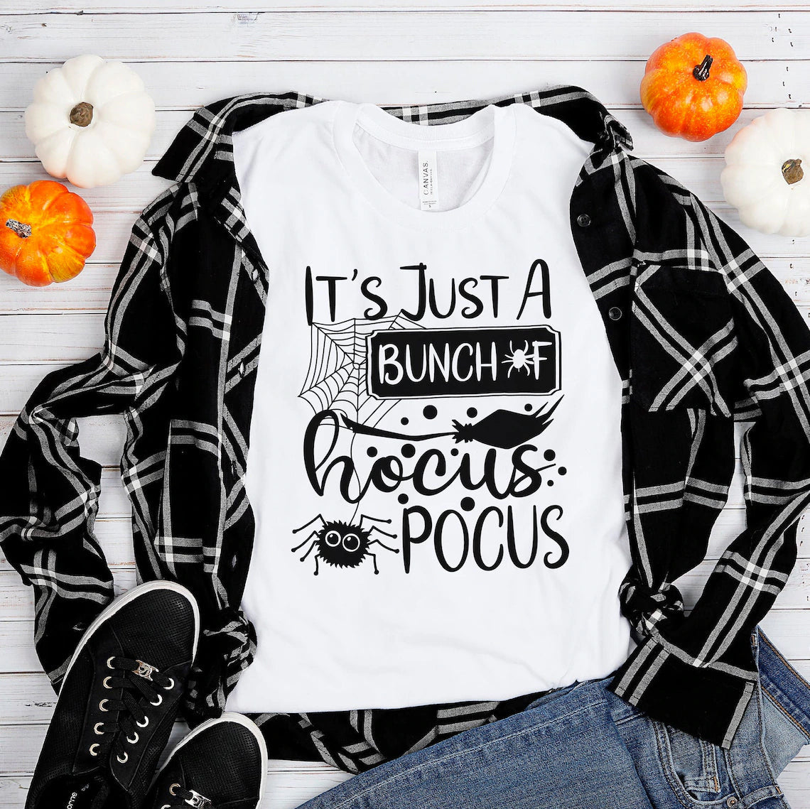 Disney's "Its Just a Bunch of Hocus Pocus" Women's Halloween Witches T-Shirt - Disney - 