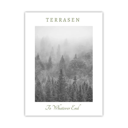Sarah J Maas ACOTAR, Crescent City & Throne of Glass Landscape Wall Art Print - ACOTAR - Terrasen - Black & White / A2 42x60 cm No Frame