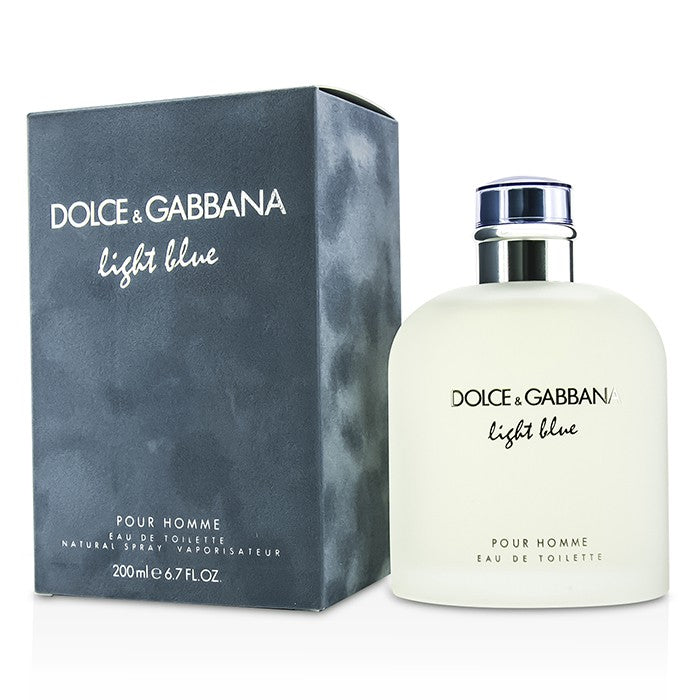 Dolce & Gabbana Homme Light Blue Eau De Toilette Men's Cologne Spray - Dolce & Gabbana - 200ml/6.7oz