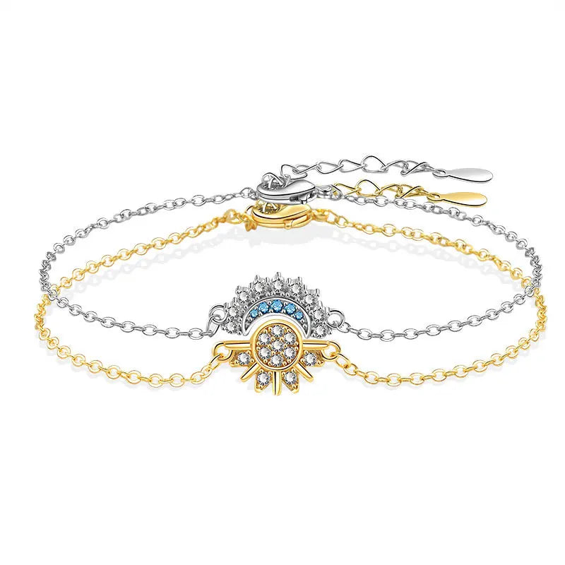 Pandora Replica Moon & Sun Ying & Yang Sparkling Cubic Zirconia Women's Bracelets - Pandora - Default Title