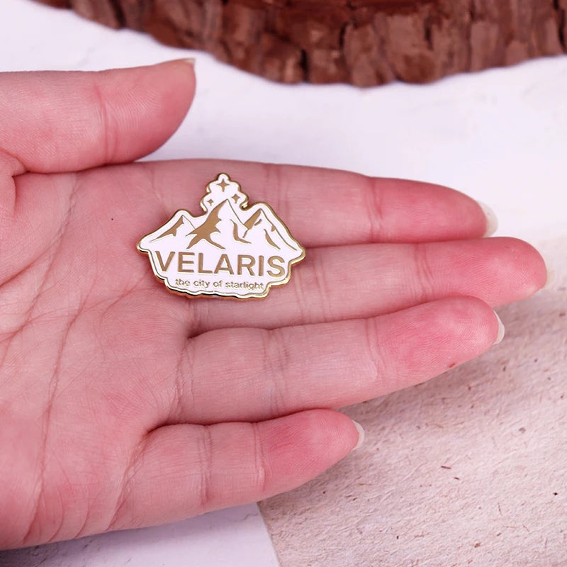 Velaris the City of Starlight ACOTAR Enamel Night Court Brooch Pin - ACOTAR - 