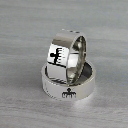 James Bond Stainless Steel Spectre Octopus Men's Ring - James Bond - 