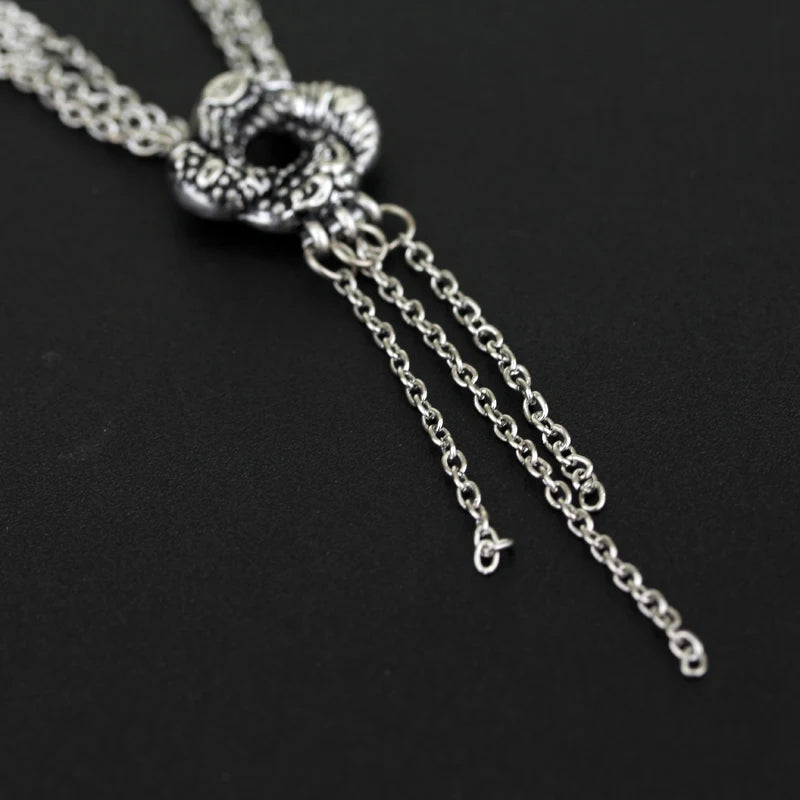 James Bond Casino Royale Vesper Lynd Silver Plated Algerian Loveknot Necklace - James Bond - 