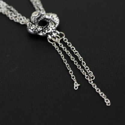 James Bond Casino Royale Vesper Lynd Silver Plated Algerian Loveknot Necklace - James Bond - 