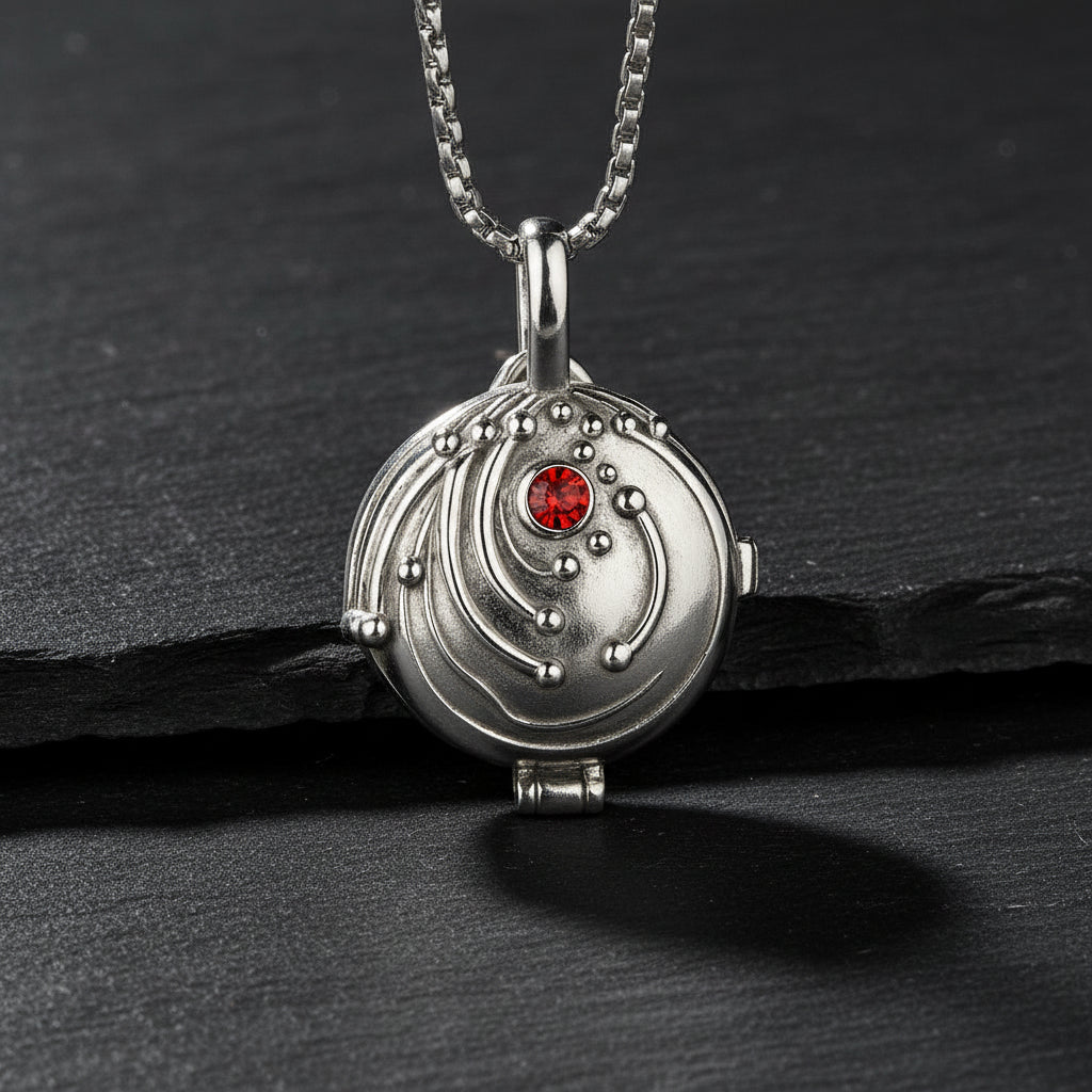 925 Sterling Silver Vampire Diaries Elena Gilbert Vervain Locket Necklace