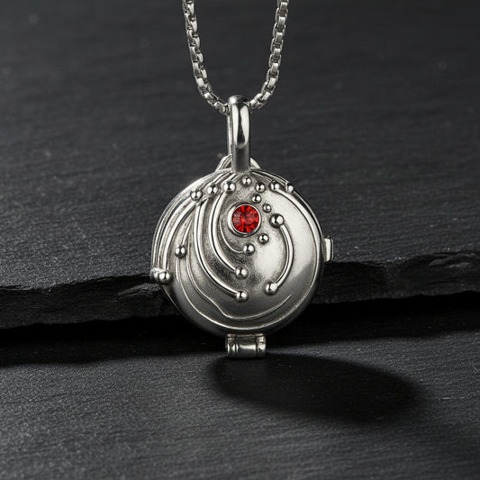 925 Sterling Silver Vampire Diaries Elena Gilbert Vervain Locket Necklace